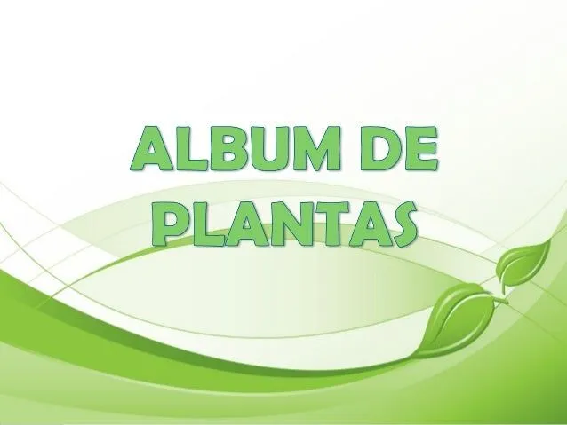 Album de Plantas