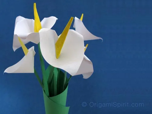 Alcatraz en origami: Paso a paso para hacer una flor
