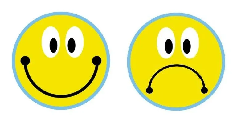 Imágenes de caras felices y tristes para colorear - Imagui