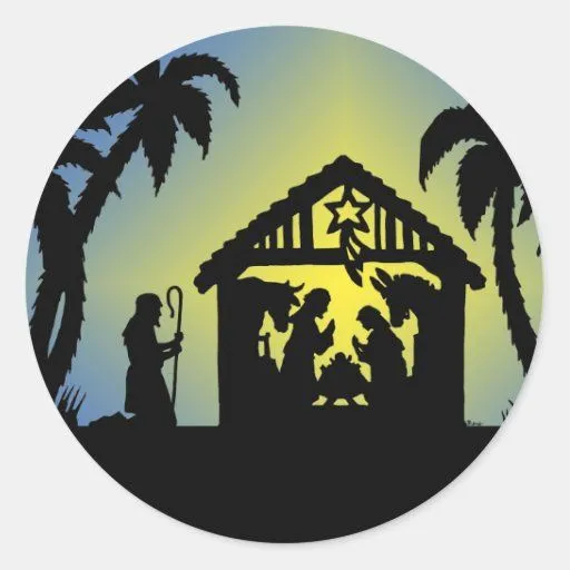 Alegría de la silueta de la natividad al mundo poster | Zazzle Alegría de la silueta de la natividad al mundo poster | Zazzle
