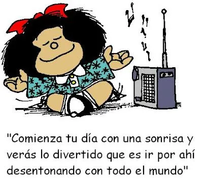 Aleteos de volvoreta: Sonríe, ¡genial Mafalda!