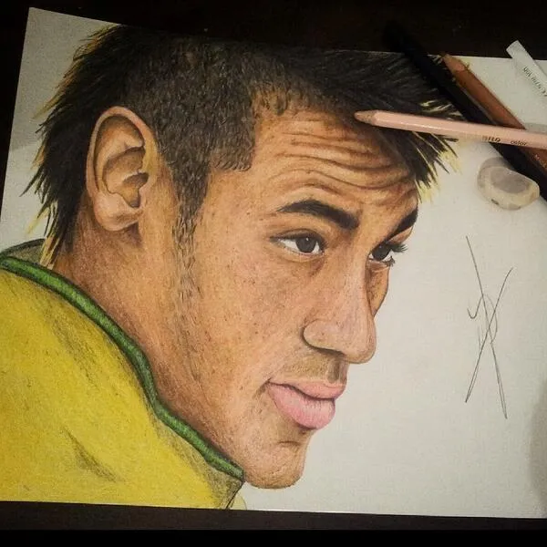 alexink8 on Twitter: "Neymar dibujado a color! Sabor a mundial ...