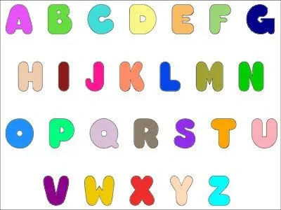 Alfabeto para crianças imprimir e colorir A a Z - Rei dos anime