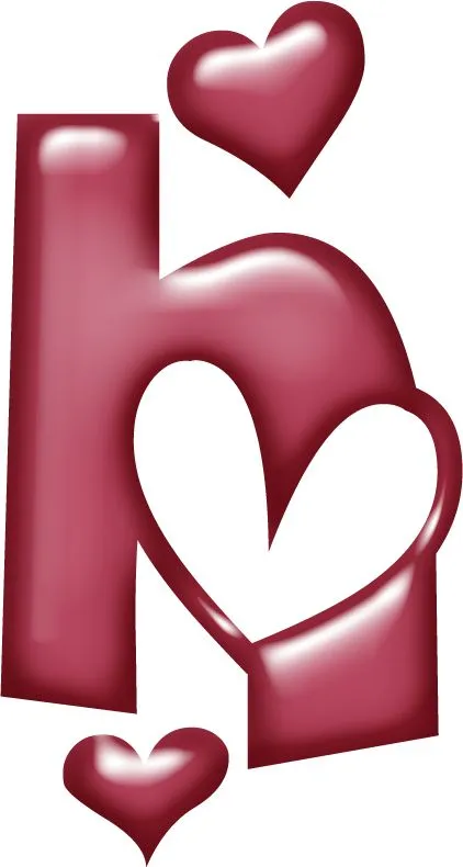 Alfabeto muy grande con corazones. | alphabet | Pinterest | Search ...