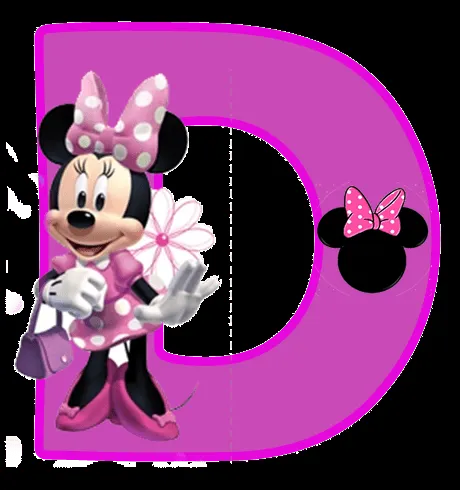 Alfabeto Púrpura de Minnie. | Oh my Alfabetos!