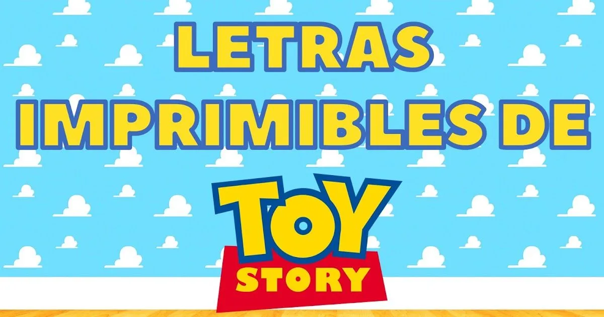 Alfabeto toy story imprimible gratis | PartyPop DIY