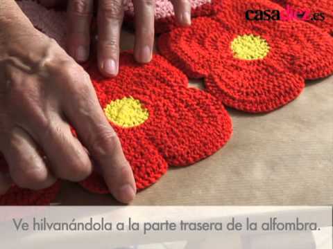 Cómo hacer una alfombra original - YouTube