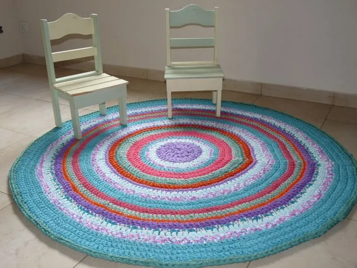 alfombras totora on Pinterest | Trapillo, Crochet Rugs and Rugs