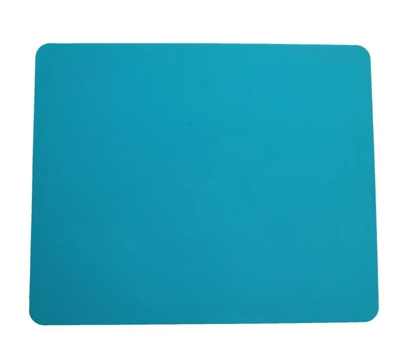 Alfombrilla de ratón de silicona en color azul turquesa