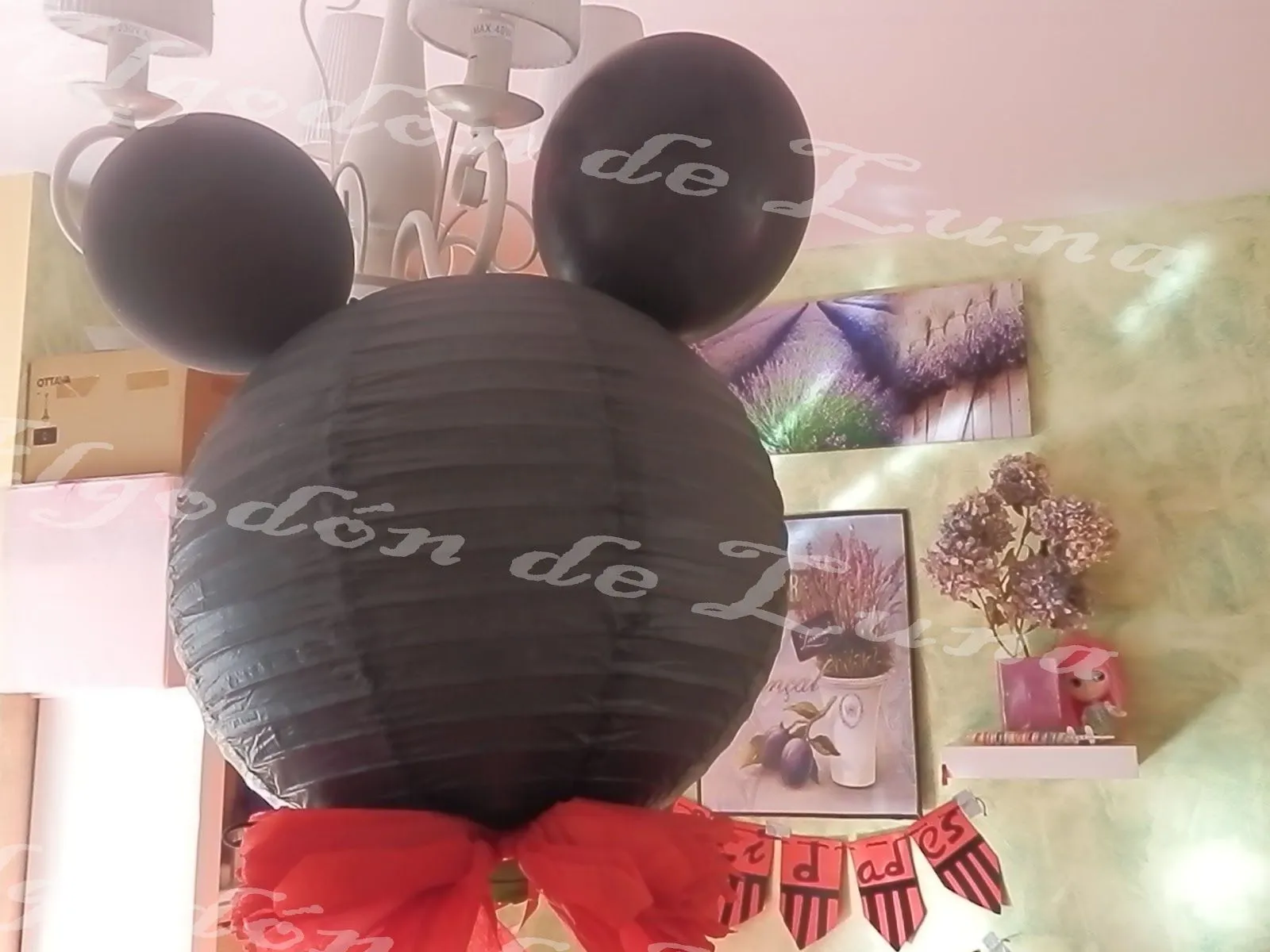 Algodón de Luna: Diy piñata infantil con lámpara de papel y globos ...