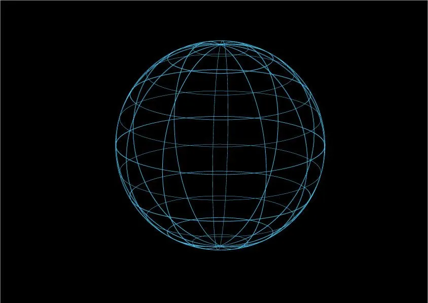 Algoritmo 7 » esfera-cuadricula-fondonegro