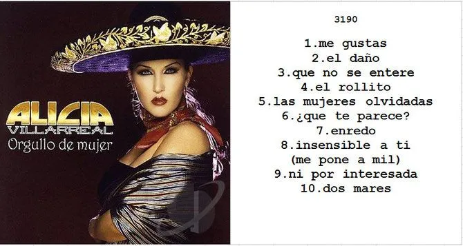 Alicia Villarreal - Orgullo de mujer (2006) (Firedrive) Descargar ...