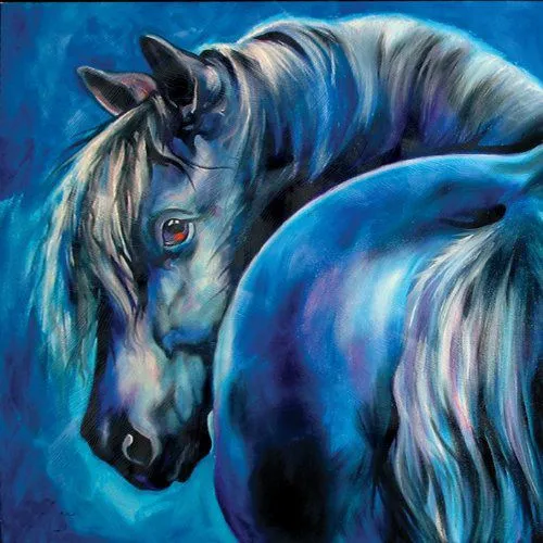 Aliexpress.com: Comprar 100% pintado a mano hermoso caballo en la ...