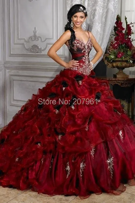 Aliexpress.com: Comprar 2015 nuevo Organza vestido de quinceañera ...