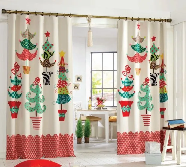 Aliexpress.com: Comprar S & V árboles navidad cortinas para ...