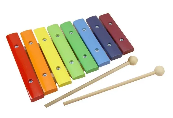 Aliexpress.com: Comprar Benho color 8 escalas xilófono, juguetes ...