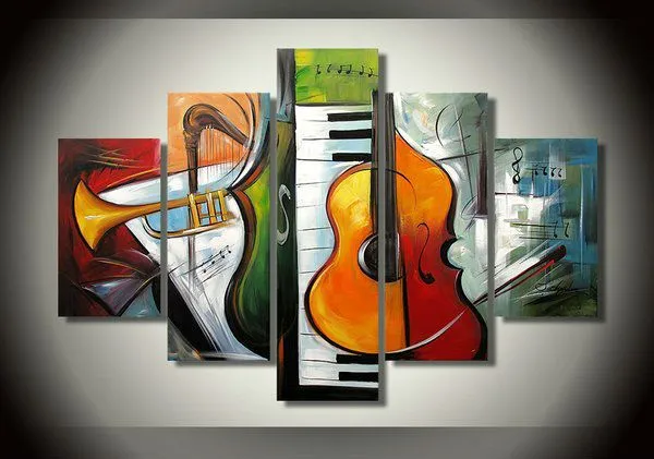 Aliexpress.com: Comprar Cinco combinación abstracta de pintura ...