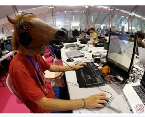 Aliexpress.com: Comprar Completo la cabeza de caballo máscara de ...