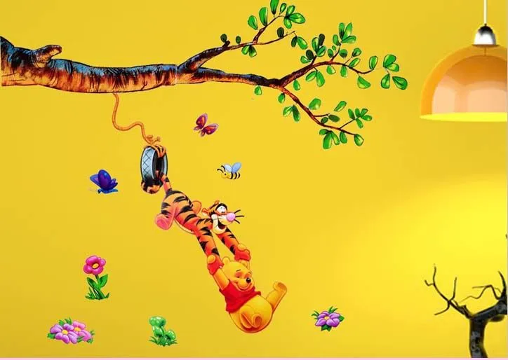 Aliexpress.com: Comprar Dibujos animados Winnie the pooh Wallpaper ...