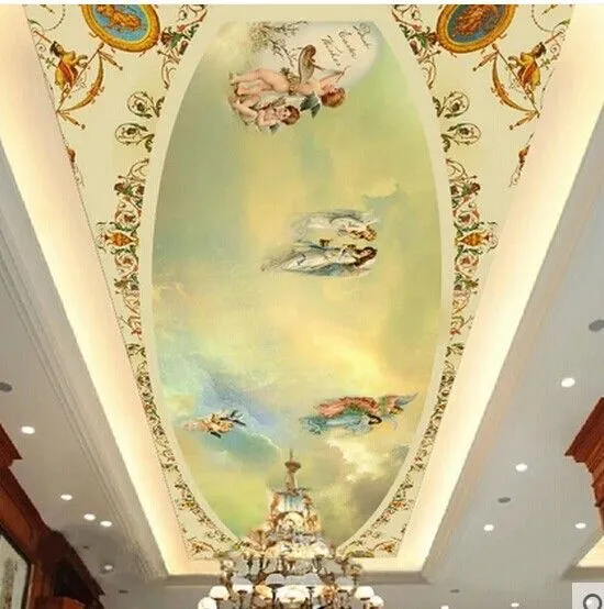 Aliexpress.com: Comprar 1 x 3 m grande pintura al óleo del techo ...