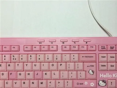Aliexpress.com: Comprar Hello Kitty teclado con cable USB niñas ...