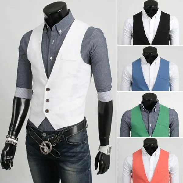 Aliexpress.com: Comprar Hombres con estilo delgados traje Slim fit ...