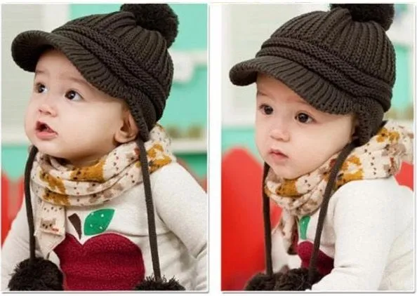 Aliexpress.com: Comprar Nuevo otoño Caps infantiles moda cálida ...