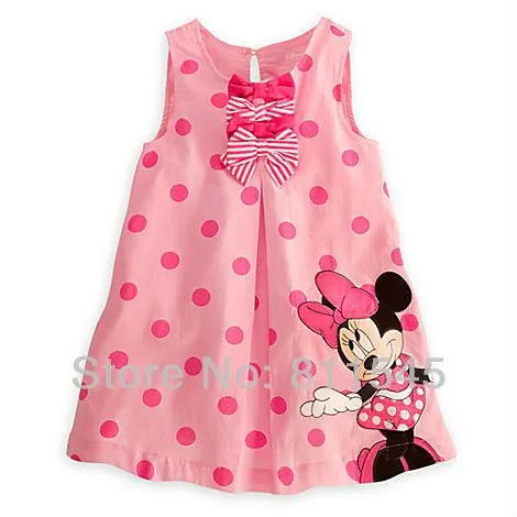 Aliexpress.com: Comprar Pink Polka Dots Casual chica vestidos ...
