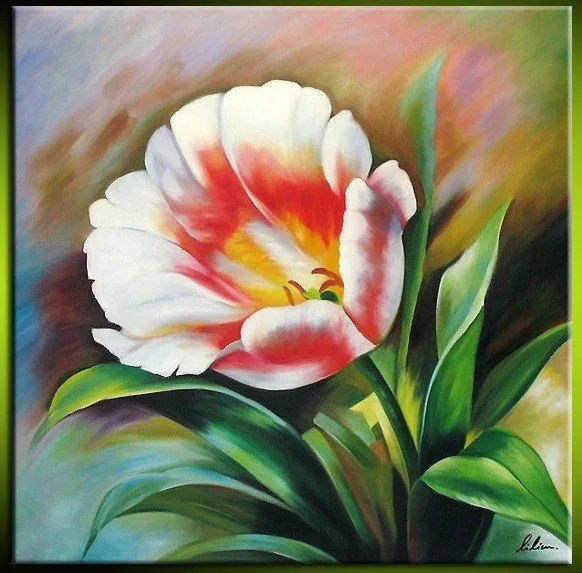 Aliexpress.com: Comprar Pintado a mano de la rosa hojas verdes ...