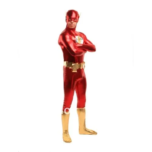 Aliexpress.com: Comprar Rojo y oro el superhéroe Flash traje ...