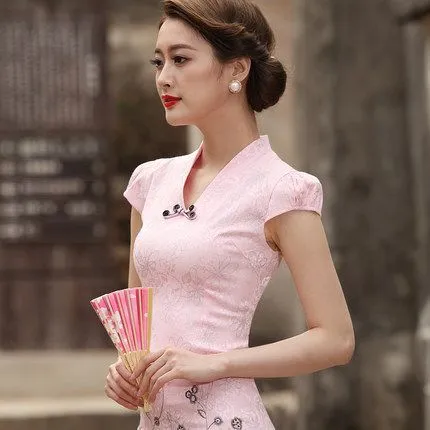 Aliexpress.com: Comprar Sexy Ladies viento Cheongsam Vestido de ...