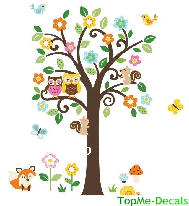 Aliexpress.com: Comprar Tree Owl pared Deco de vinilo pegatinas ...