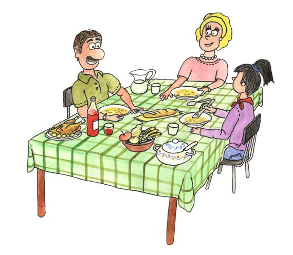 Alimentación Saludable: Comiendo en familia