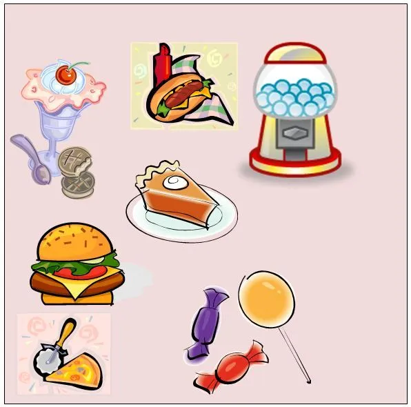Dibujos animados de alimentos nutritivos - Imagui