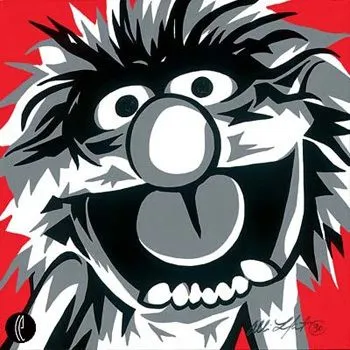 Allison Lefcort: Animal (Muppets) - Fascination St. Animation Art Allison Lefcort: Animal (Muppets) - Fascination St. Animation Art