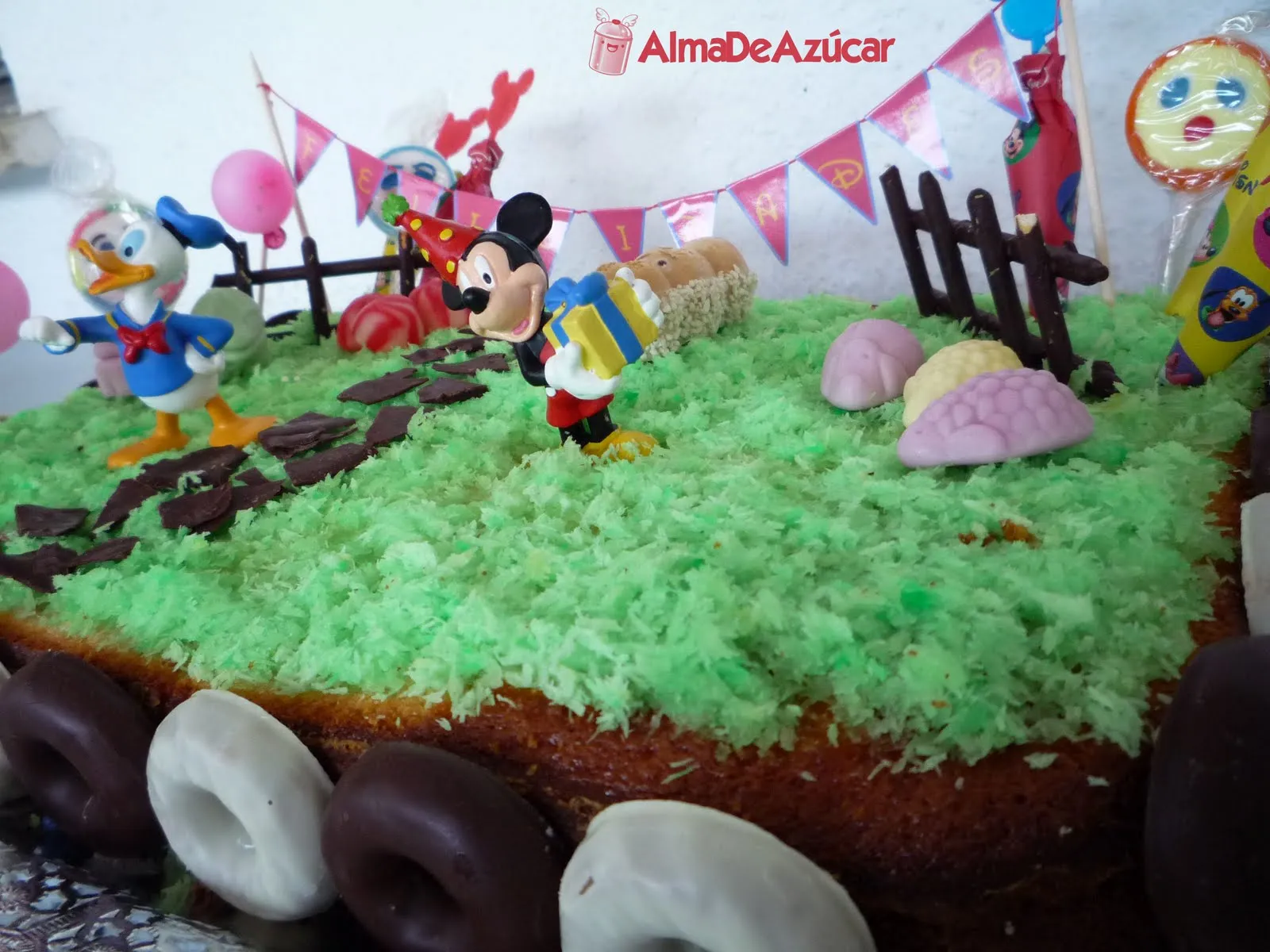 Alma de Azúcar: Tarta de cumpleaños de Mickey Mouse