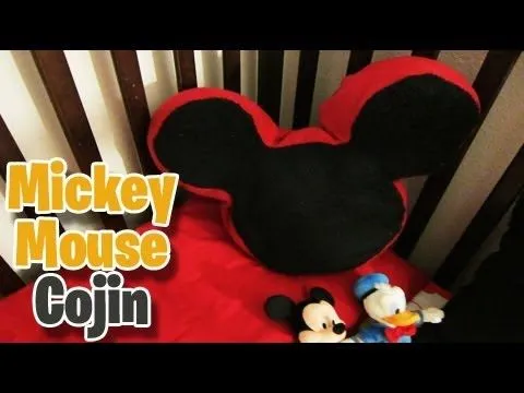 Almohada de Mickey Mouse TUTORIAL (Decoracion del cuarto) - YouTube