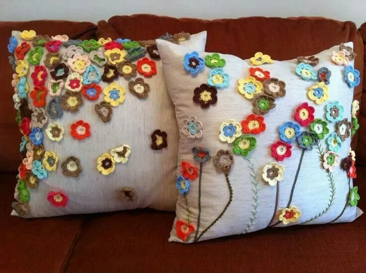 Cojin con crochet | Almohadas y cojines | Pinterest | Crocheted ...