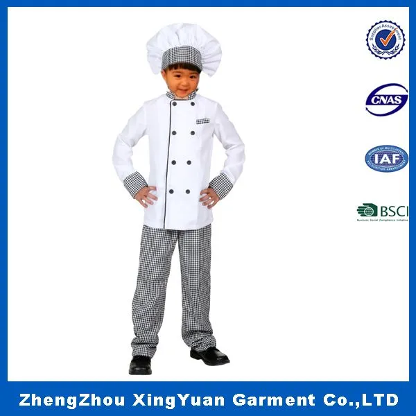 Alta calidad niño blanco Chef traje para el partido, de los niños ...
