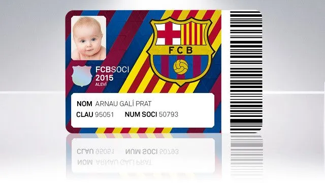 Alta de socio Alevín – Bebé | FC Barcelona