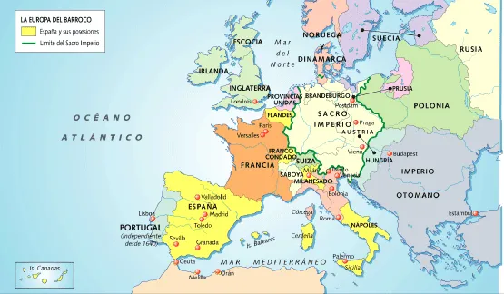 el altillo del homero: Mapa Europa XVIII
