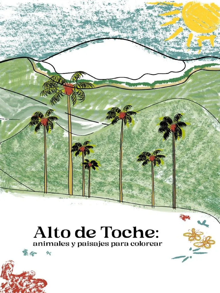Alto de Toche Animales y Paisajes para Colorear | PDF | Volcán