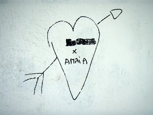 Amaia // love graffiti amor pintada amaia getaria euskadi ...