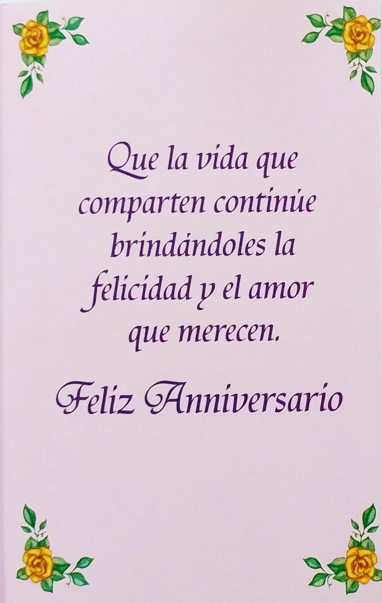 Amazon.com: Aniversario Feliz - Feliz aniversario de boda Greeting Card en  español -