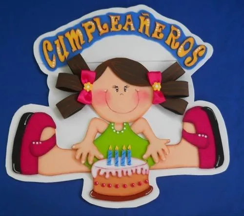 ambientacion de aula - cartel de cumpleaños | CUMPLEAÑOS EN EL ...