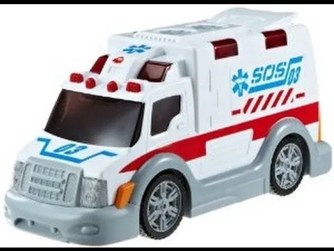 Ambulancia Coche de juguete, dibujos animados para niños - YouTube