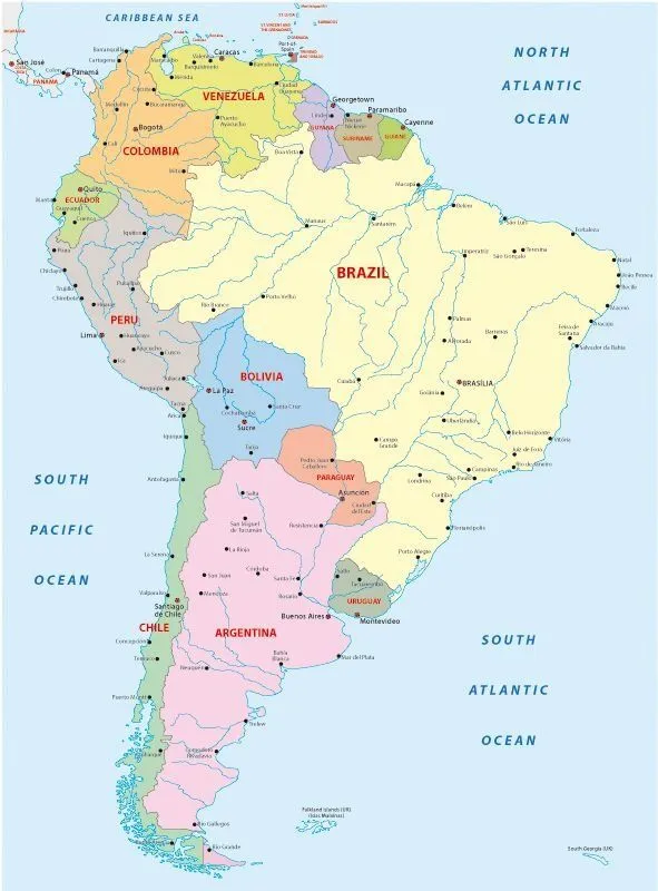 América do Sul - Toda Matéria