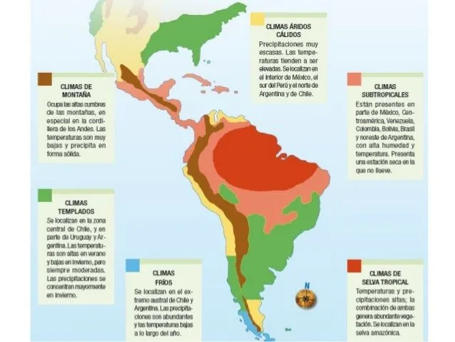 América latina geografía física