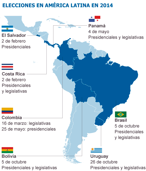 América Latina en tonos de rojo | Internacional | EL PAÍS