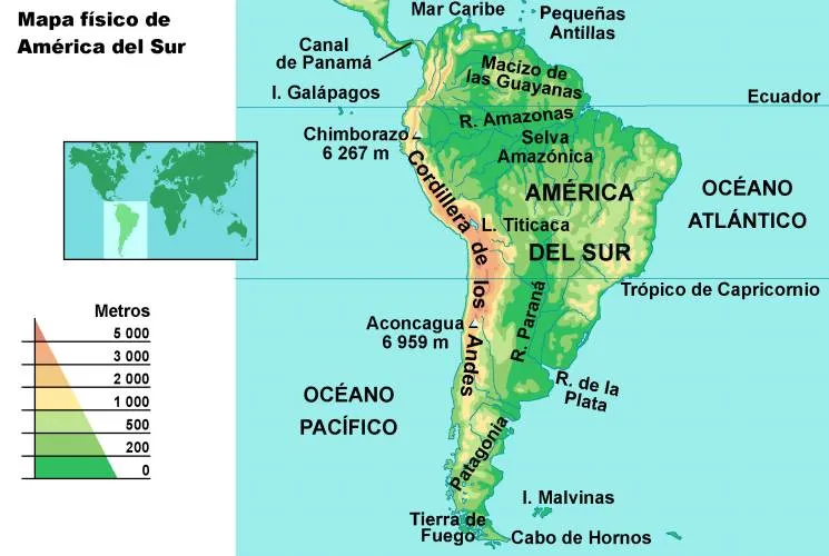 AMÉRICA DEL SUR RASGOS FÍSICOS Y HUMANOS | GEOGRAFÍA GENERAL AMÉRICA DEL SUR RASGOS FÍSICOS Y HUMANOS | GEOGRAFÍA GENERAL